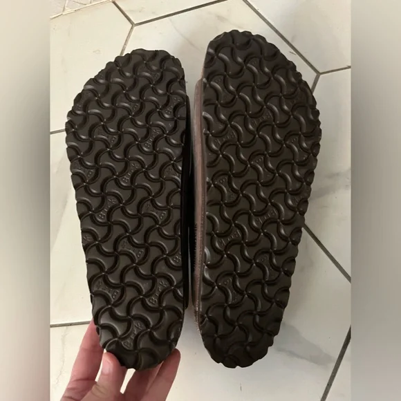 Birkenstock Dark Brown Double Strap Sandals - Picture 3 of 7